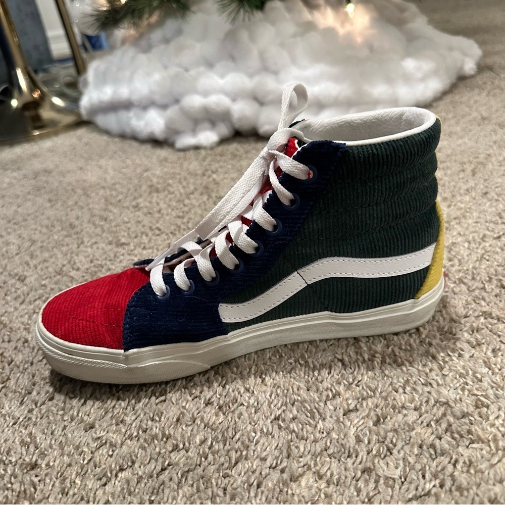 Vans Sk8-Hi Colorblock Mixed Corduroy Sneakers - Picture 11 of 16